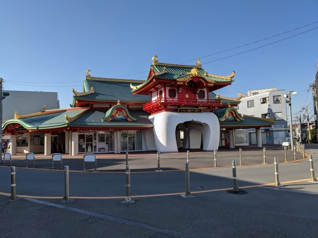 江の島　巻き爪　片瀬江ノ島駅