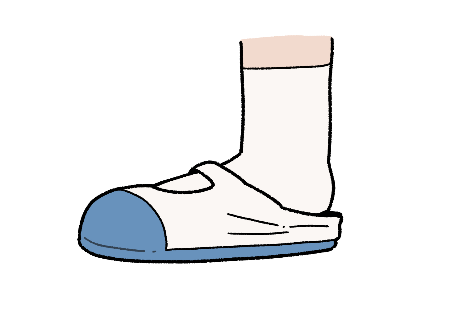 鎌倉市　巻き爪　上履き