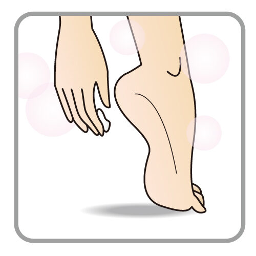 小田原市 巻き爪 足