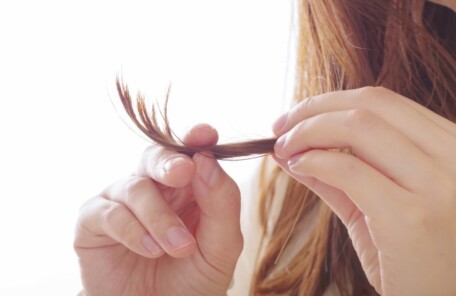 逗子市　巻き爪　髪の毛