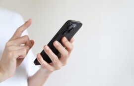 逗子市　巻き爪　スマホ